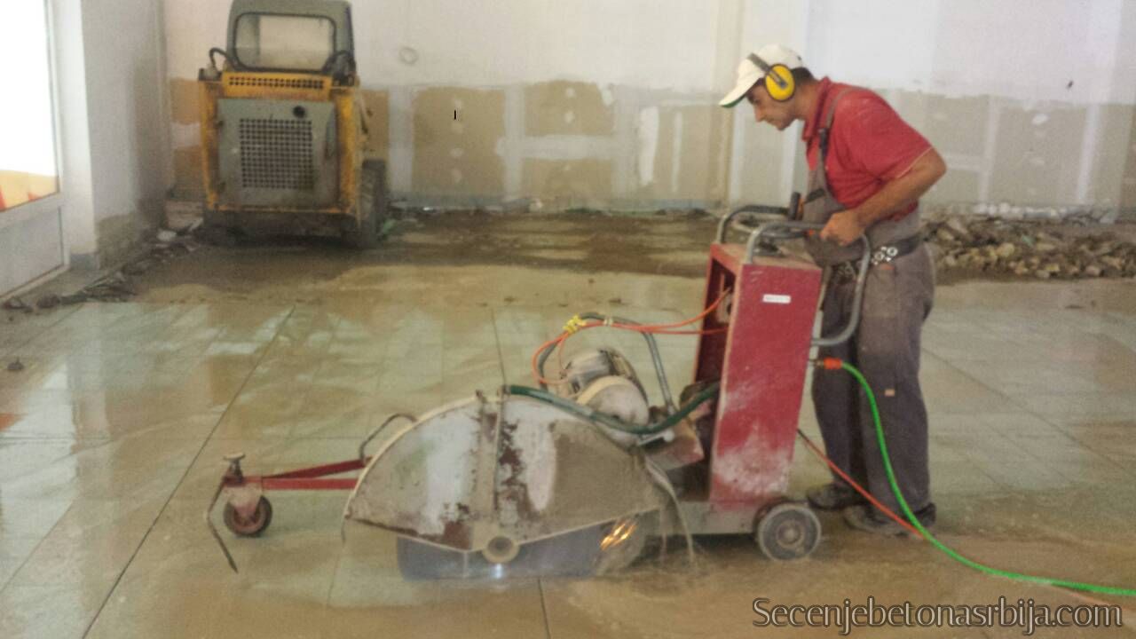 Secenje armirano betonskog poda